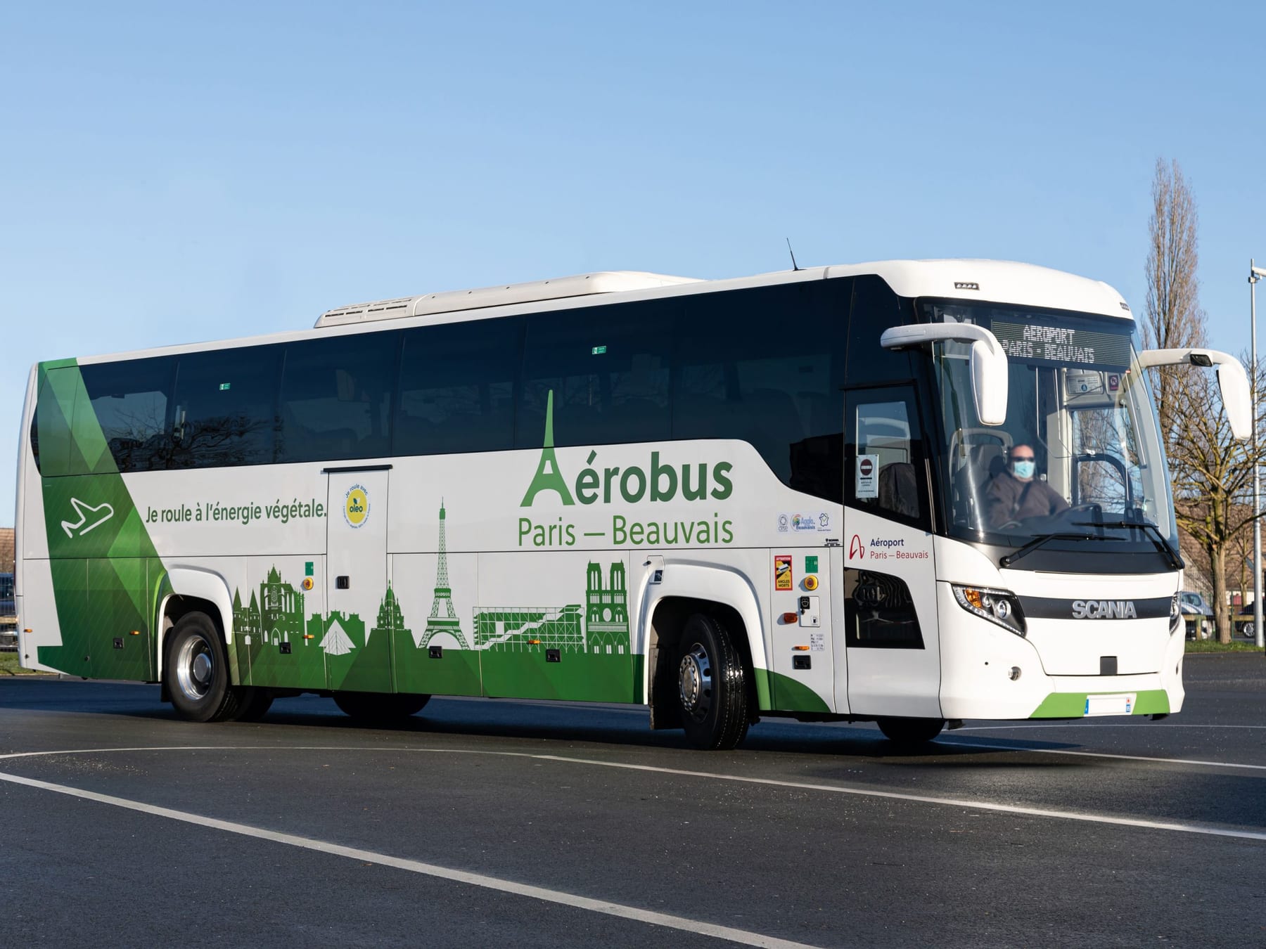 L'Aérobus reliant Paris à l'aéroport de Beauvais