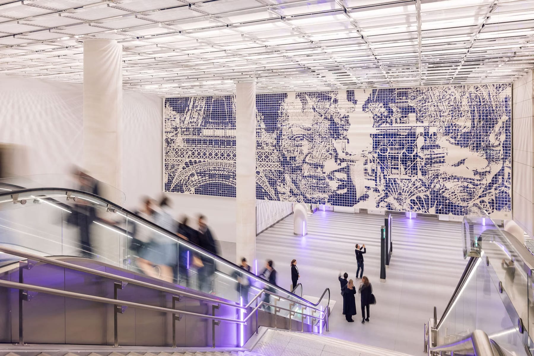 La station de métro de l'aéroport d'Orly, sur la ligne 14