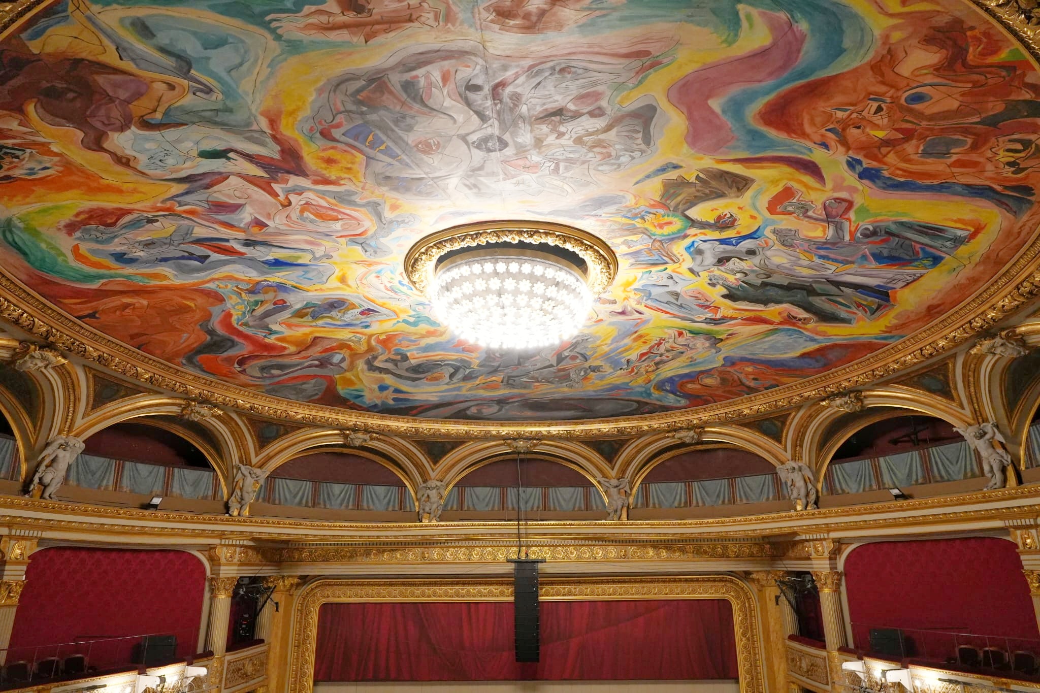 Le plafond peint par André Masson, Le Sacre d'Apollon